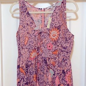 NWT Madewell Tie Front Maxi Dress Sz 4